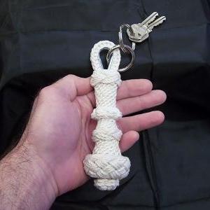 Mini Nautical Bell Rope Key Fob