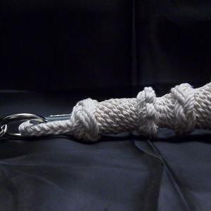 Mini Nautical Bell Rope Key Fob