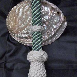 Nautical Bell Rope Navy Blue & Green..